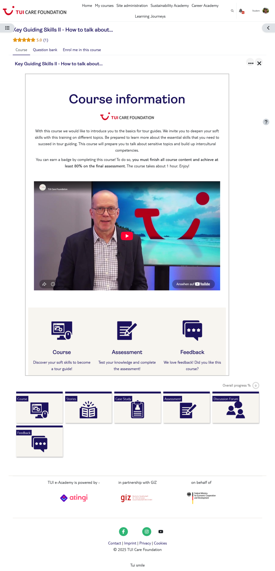 TUI e-Academy – Lernmodul